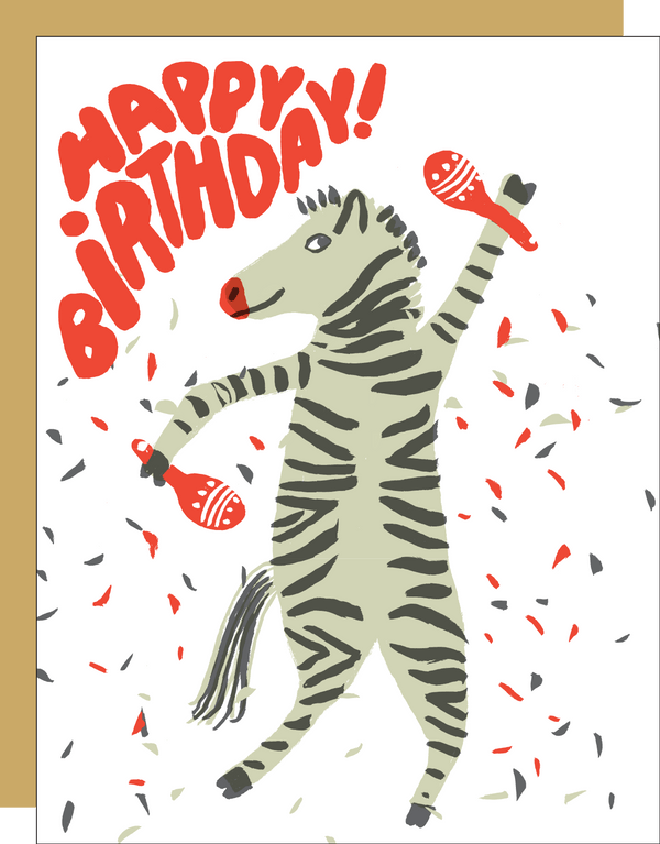 Party Zebra Card - DIGS