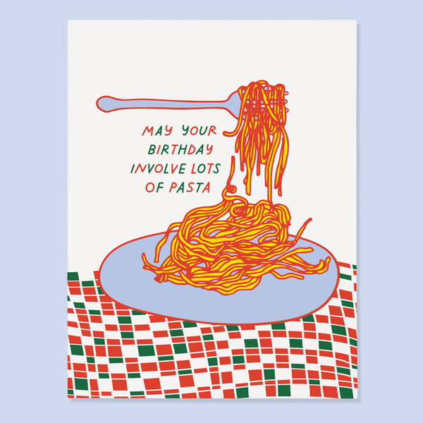 Pasta Birthday Card - DIGS