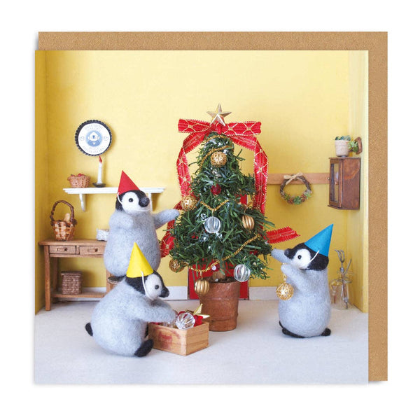 Penguins Christmas Card - DIGS