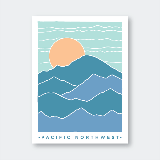 PNW Scenery Sticker - DIGS