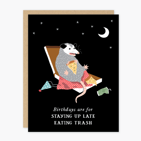Possum Birthday Card - DIGS