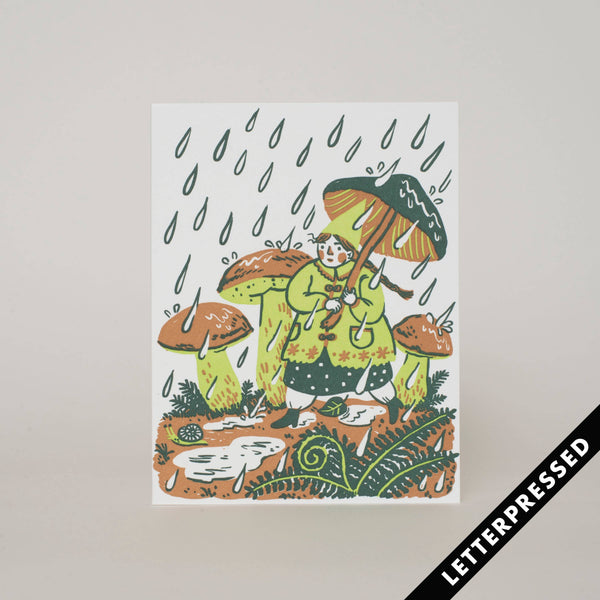 Rain Walk Gnome Card - DIGS