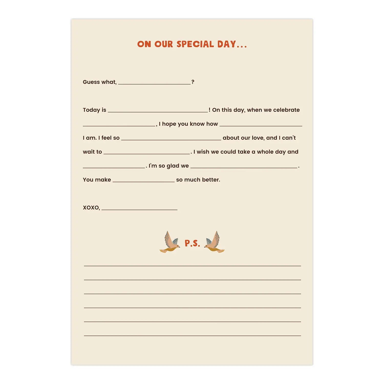 Read Me When Letters: A Box of Love - DIGS