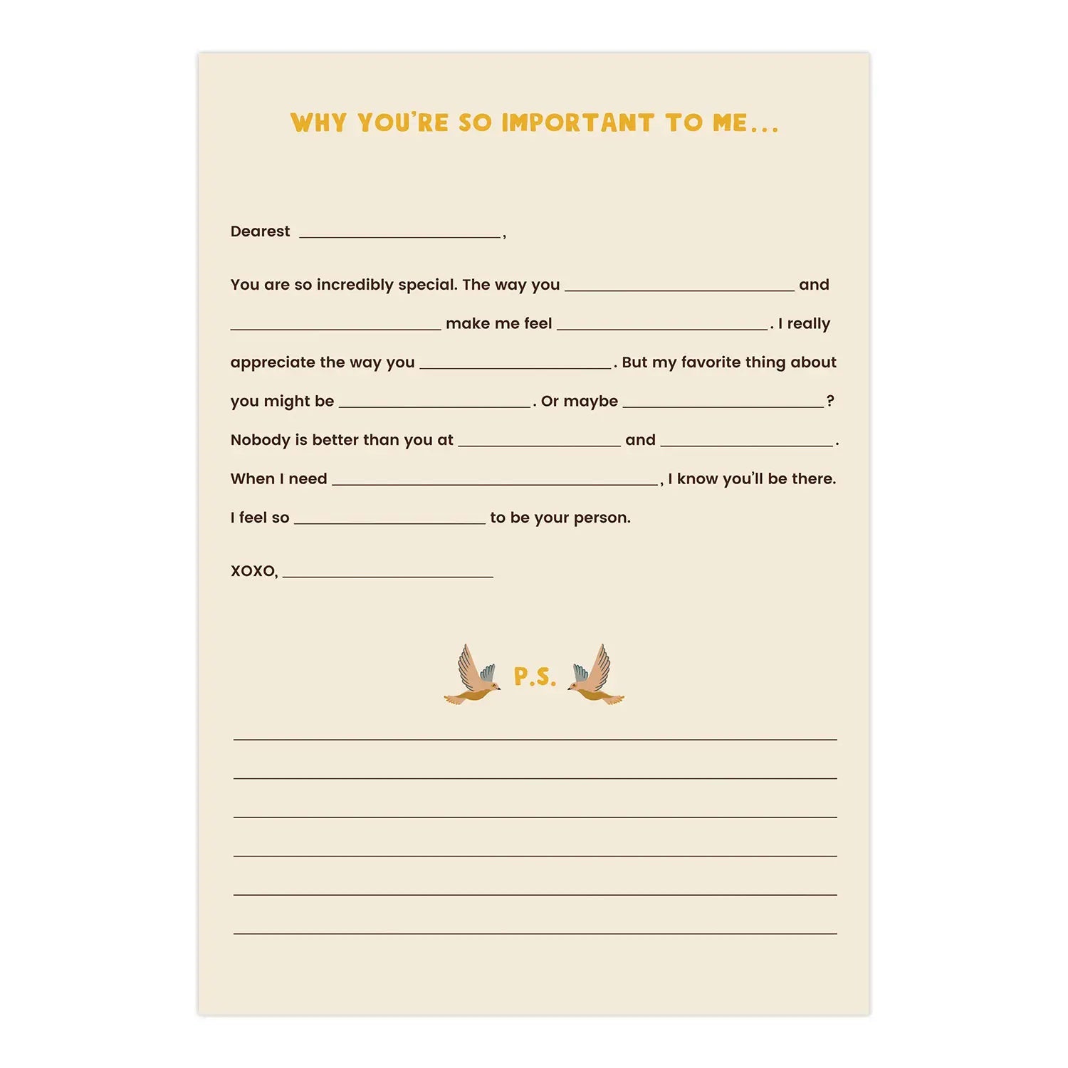Read Me When Letters: A Box of Love - DIGS