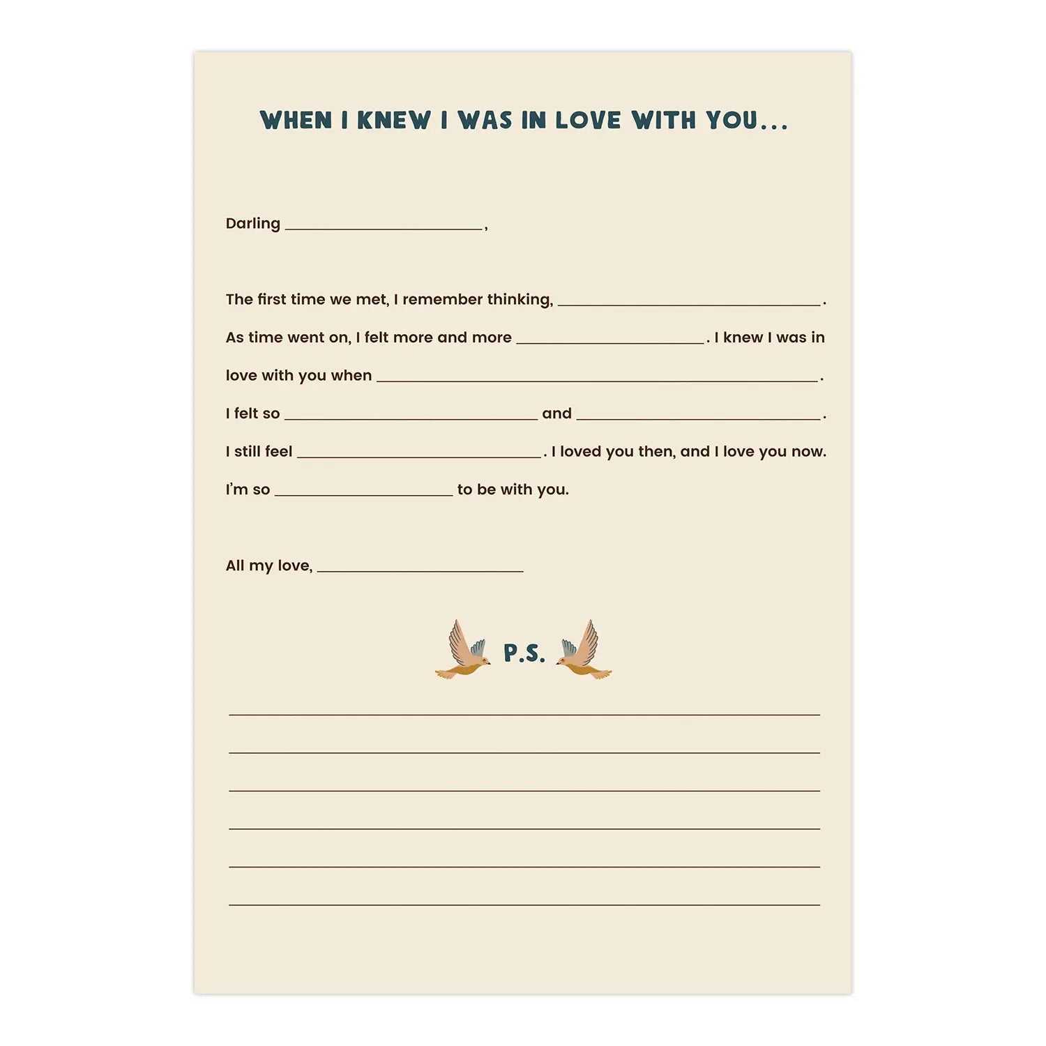 Read Me When Letters: A Box of Love - DIGS