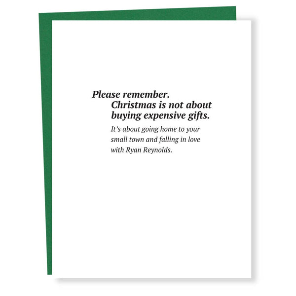 Ryan Reynolds Holiday Card - DIGS