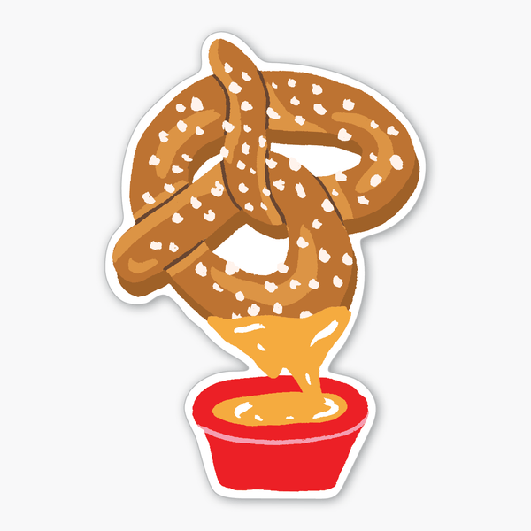 Salted Pretzel Sticker - DIGS