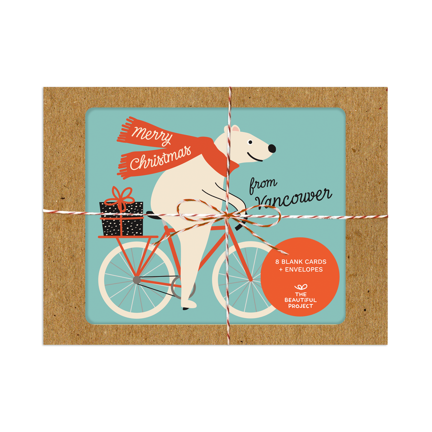 Seattle Bear on Bike Card Box Set - DIGS