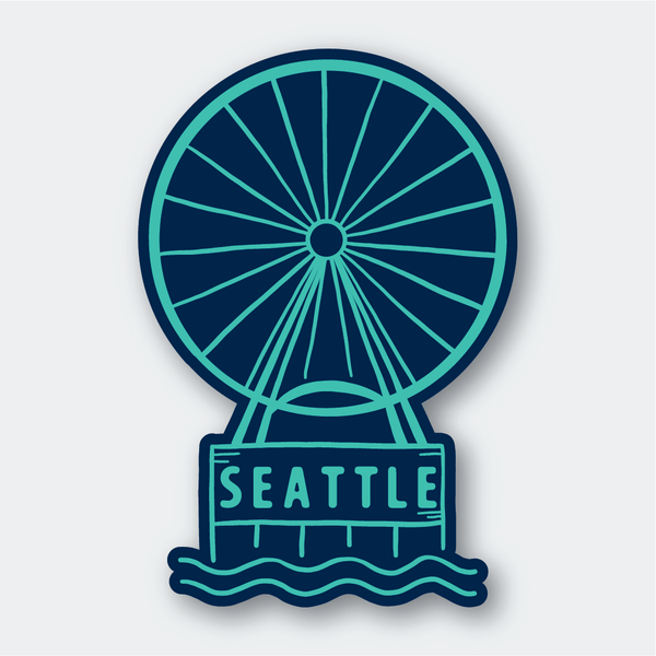 Seattle Ferris Wheel Sticker - DIGS