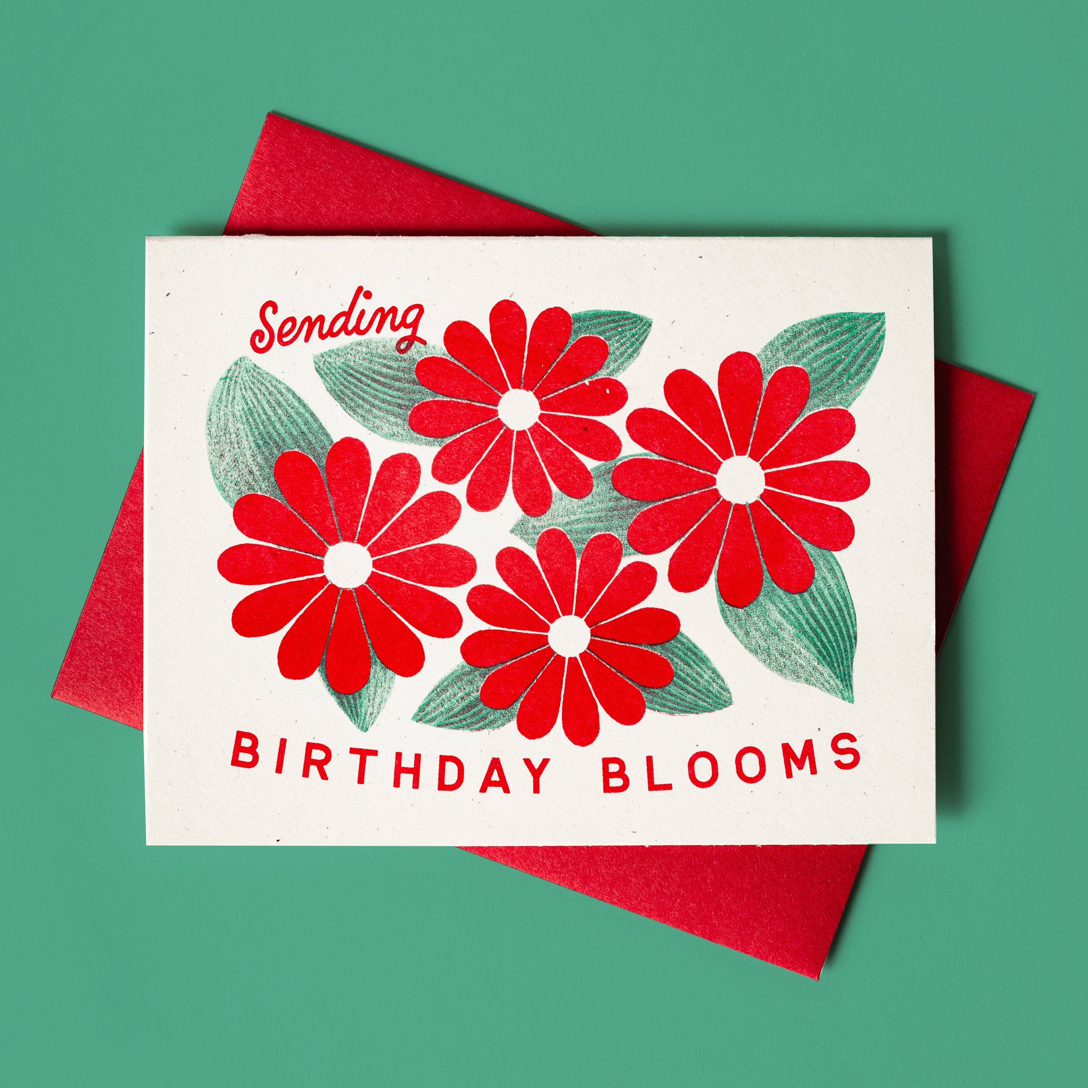 Sending Birthday Blooms Card - DIGS