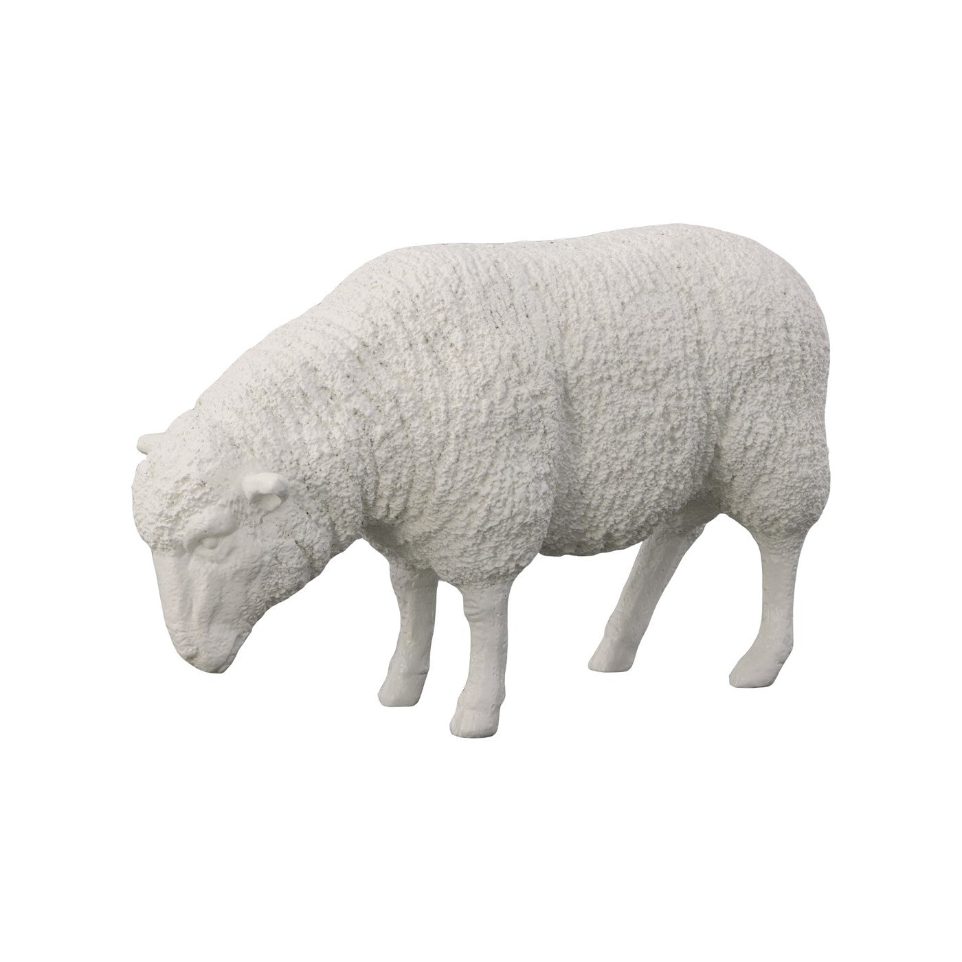 Life Size Sheep Sculpture / Statue in Gel Coat White - DIGS