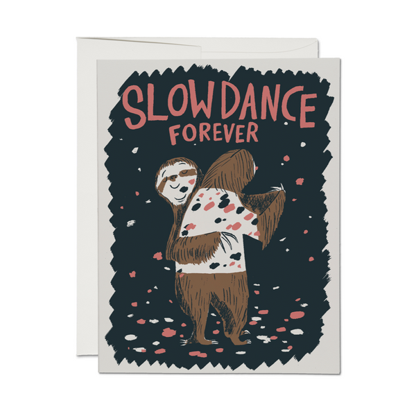 Slow Dance Sloths Card