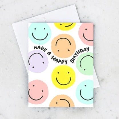 Smiley Birthday Card - DIGS