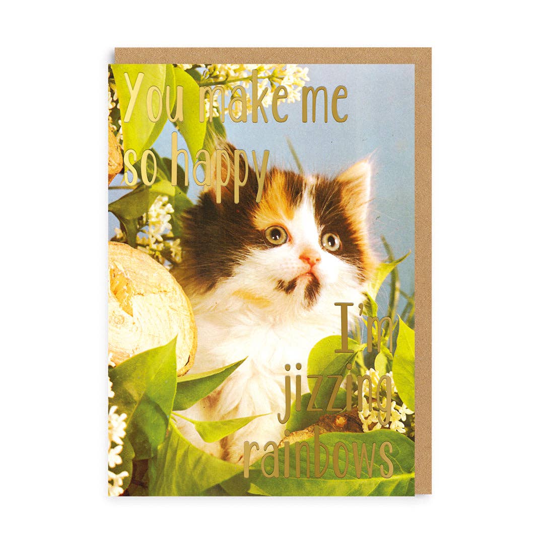 Smitten Kitten Jizzing Rainbows Card - DIGS