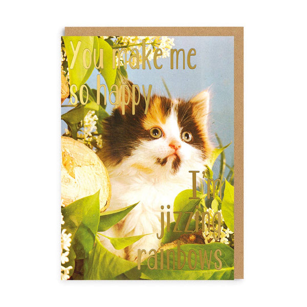 Smitten Kitten Jizzing Rainbows Card - DIGS