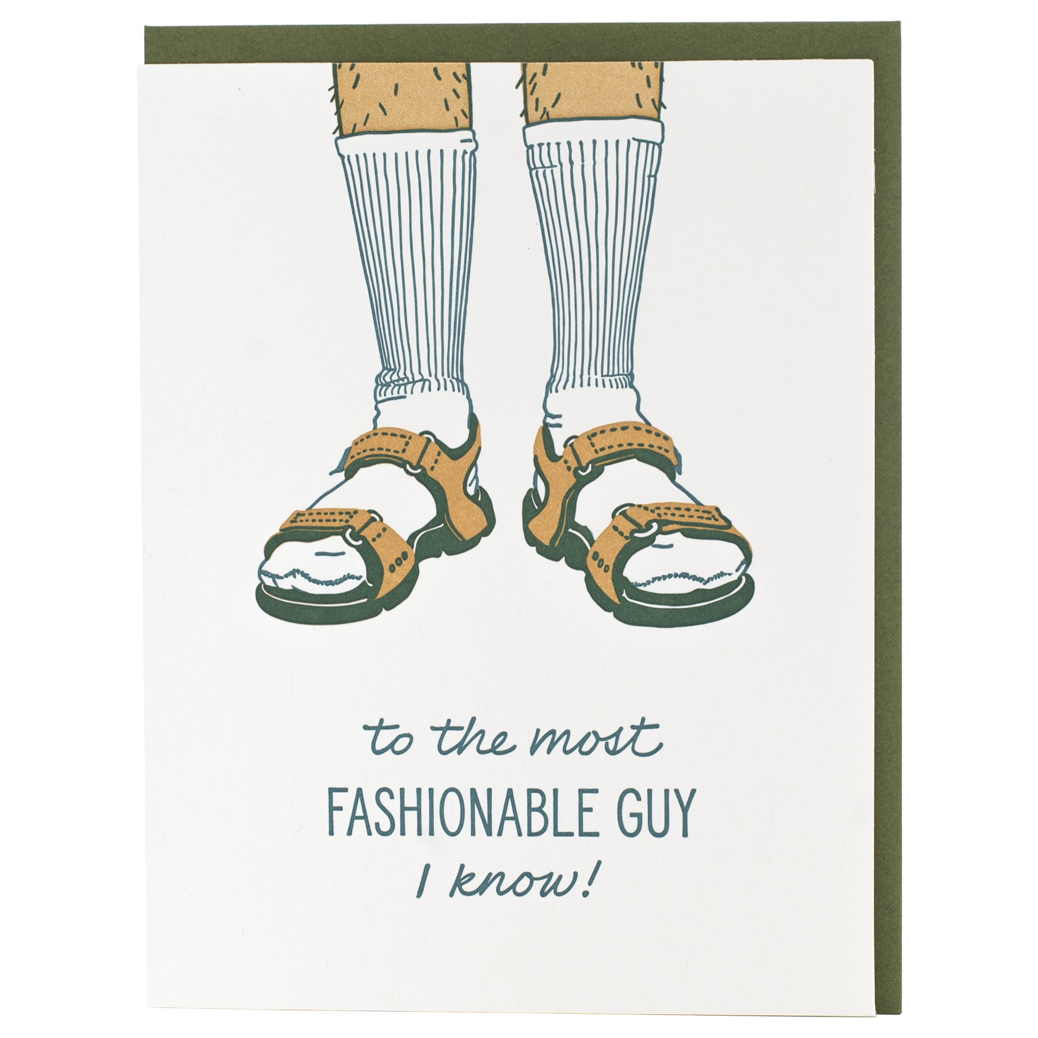 Socks & Sandals Father's Day Card - DIGS