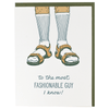 Socks & Sandals Father's Day Card - DIGS