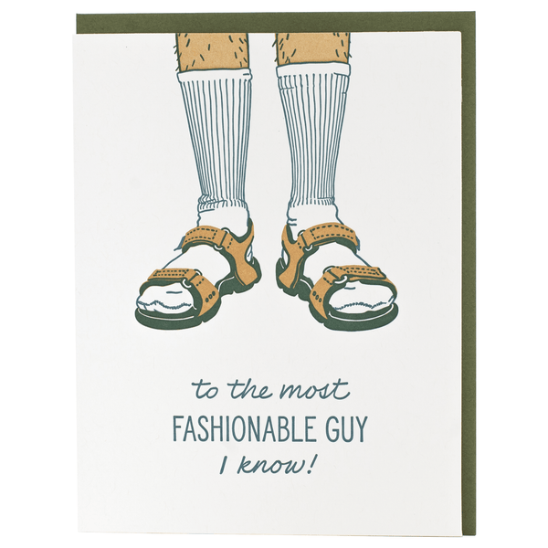 Socks & Sandals Father's Day Card - DIGS