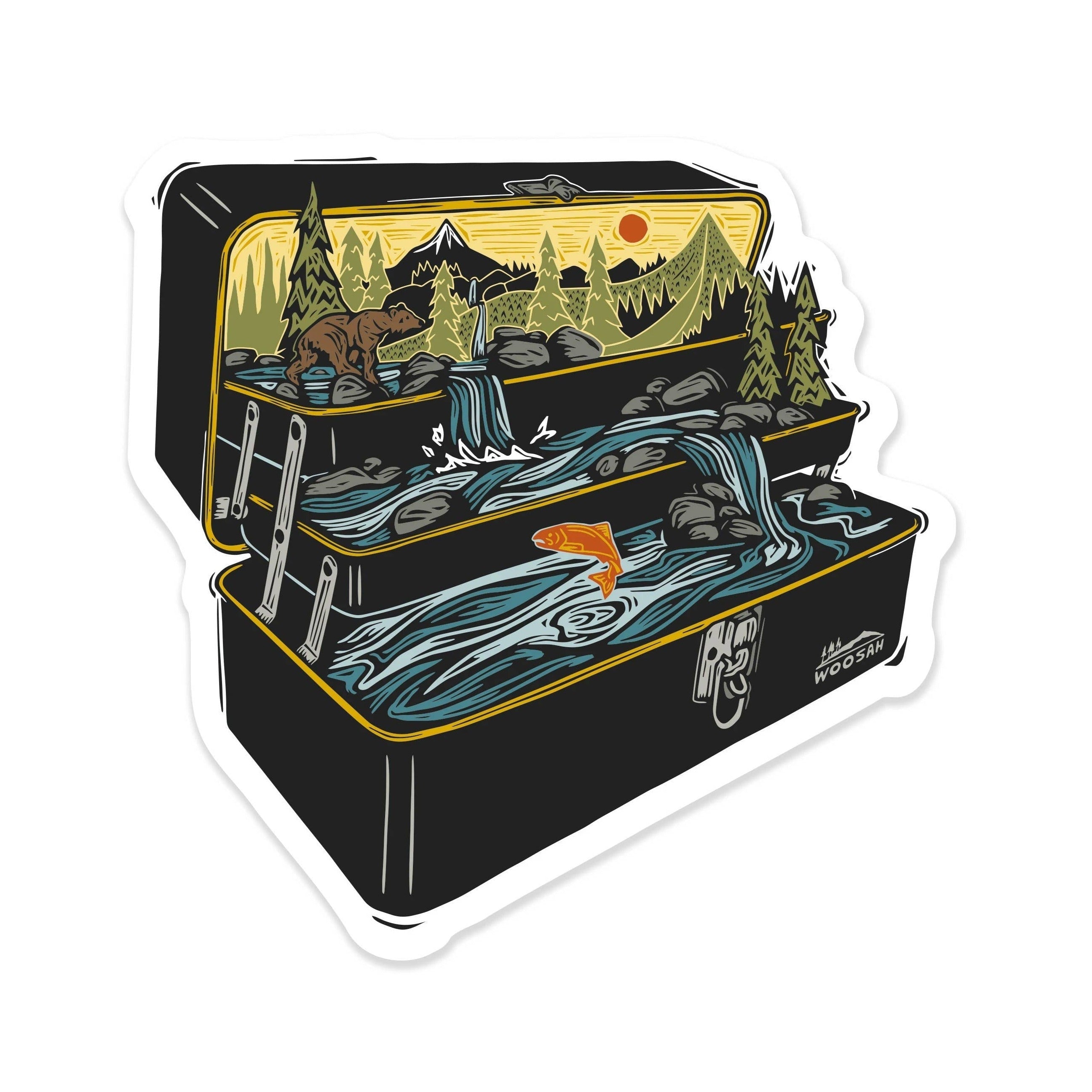 Tackle Box Nature Sticker - DIGS