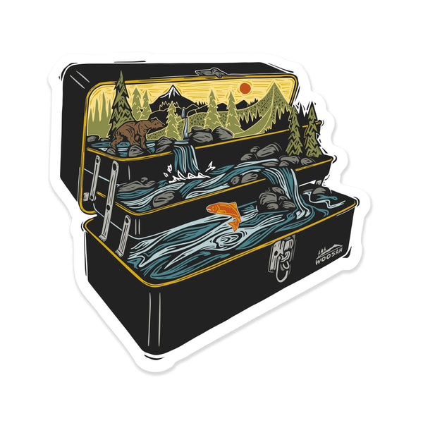 Tackle Box Nature Sticker - DIGS