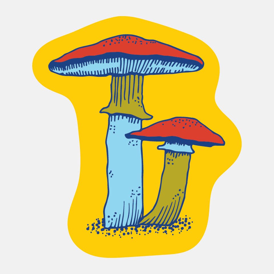 Tall Shrooms Sticker - DIGS