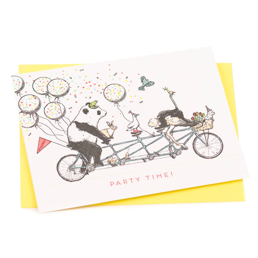 Tandem Bike Party Card - DIGS