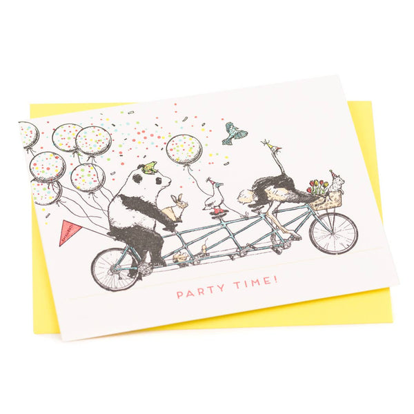 Tandem Bike Party Card - DIGS