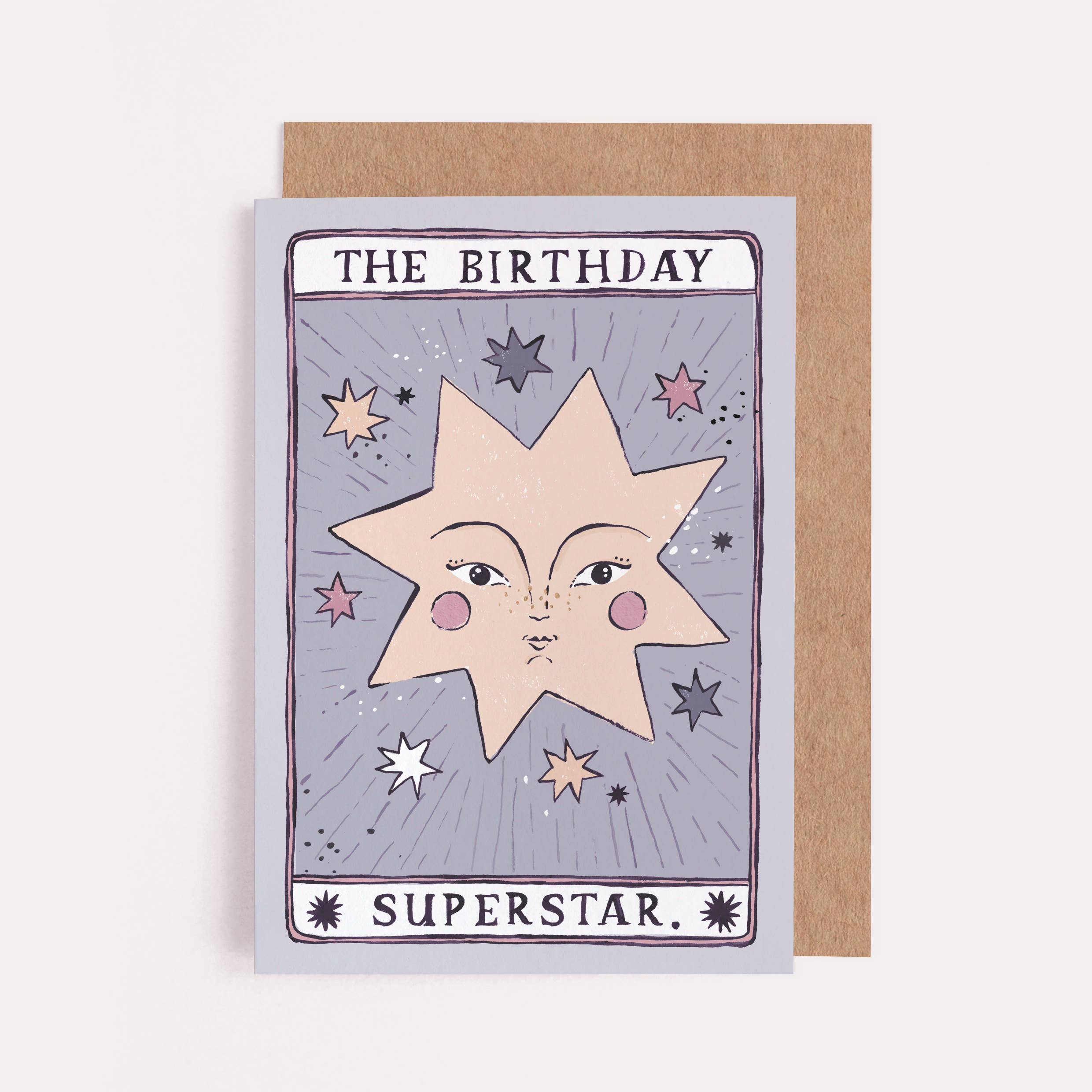 Tarot Superstar Birthday Card - DIGS