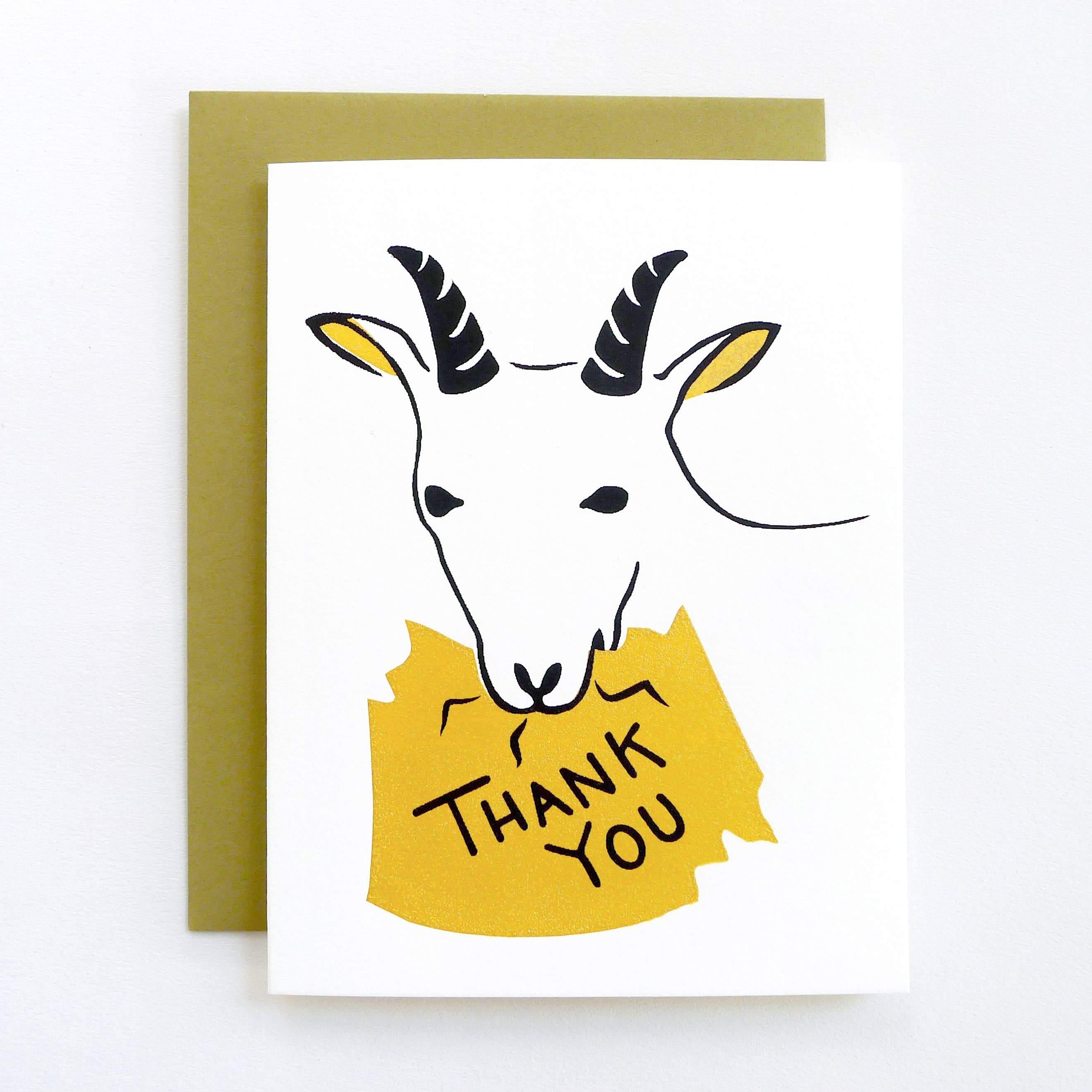 Thank You Goat Card - DIGS