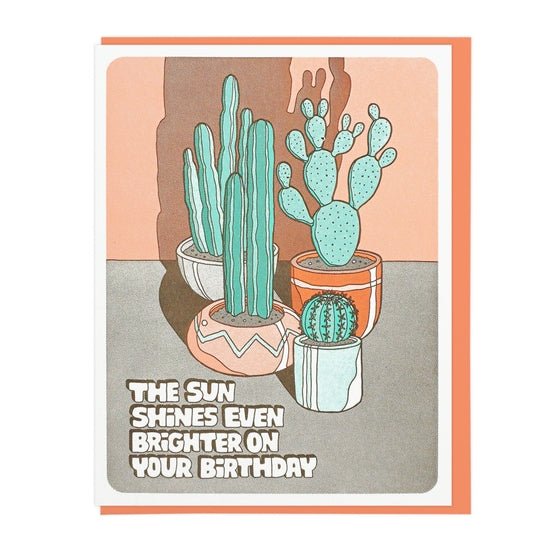 The Sun Shines Brighter Birthday Card - DIGS