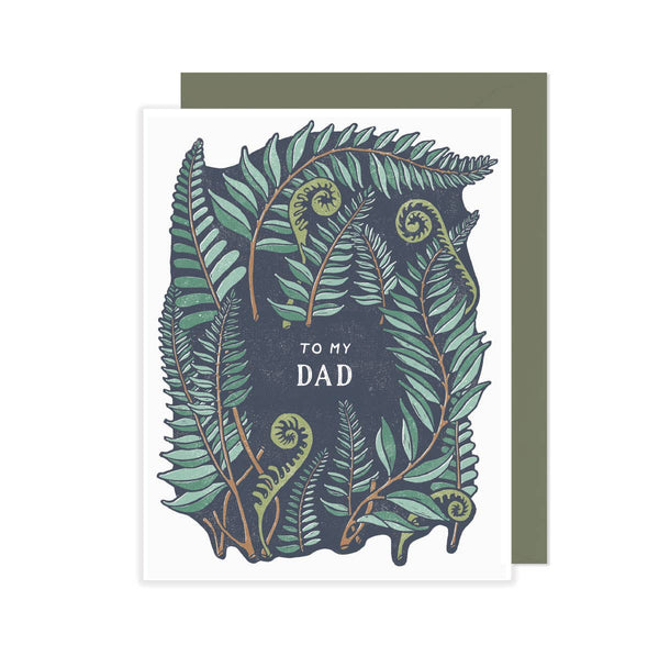 To My Dad Forest Fern Card - DIGS