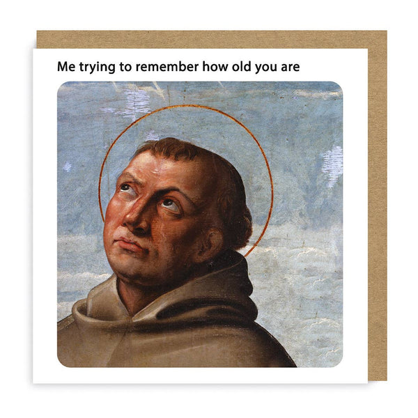 Trying to Remember How Old You Are Greeting Card - DIGS