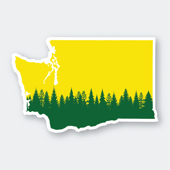 WA State Trees Sticker - DIGS