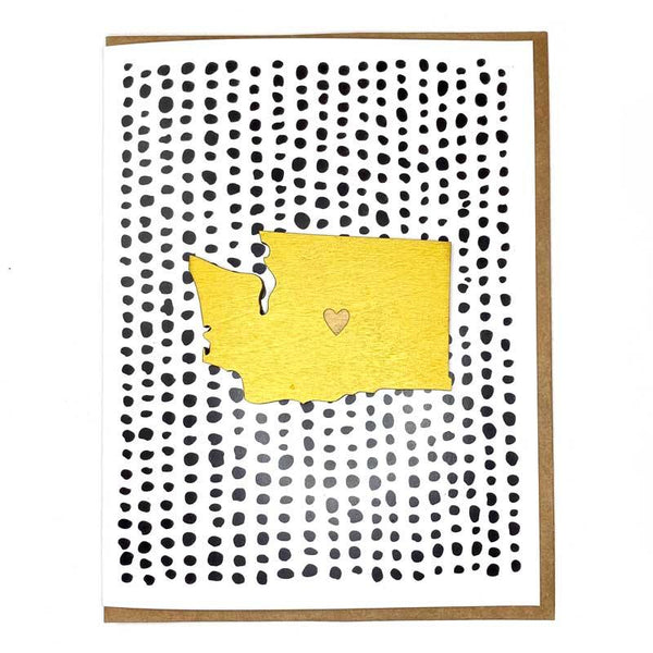 Washington Heart Magnet With Card - DIGS