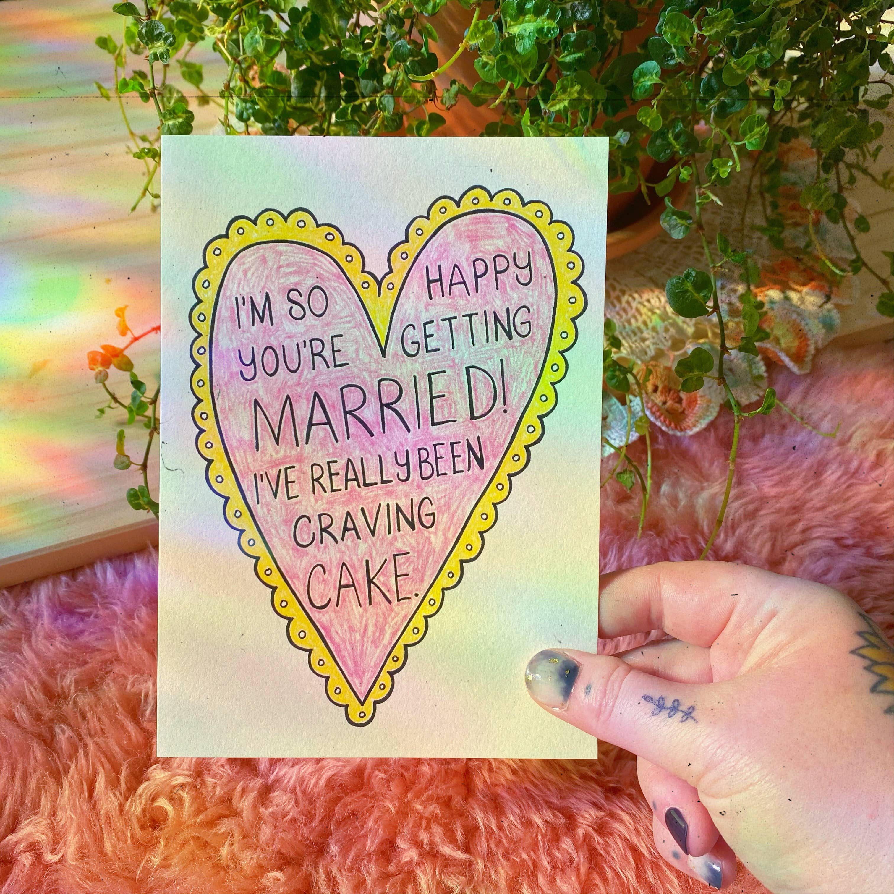 Wedding Craving Cake Card - DIGS