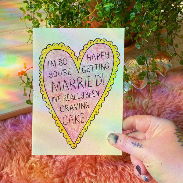 Wedding Craving Cake Card - DIGS