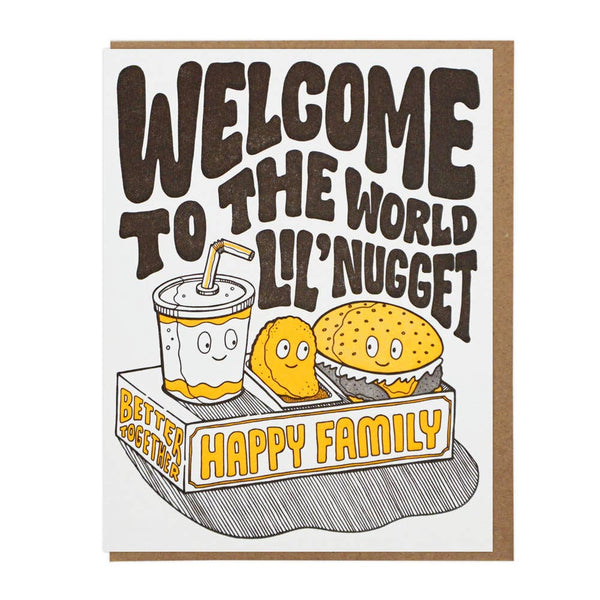 Welcome Lil' Nugget New Baby Card - DIGS