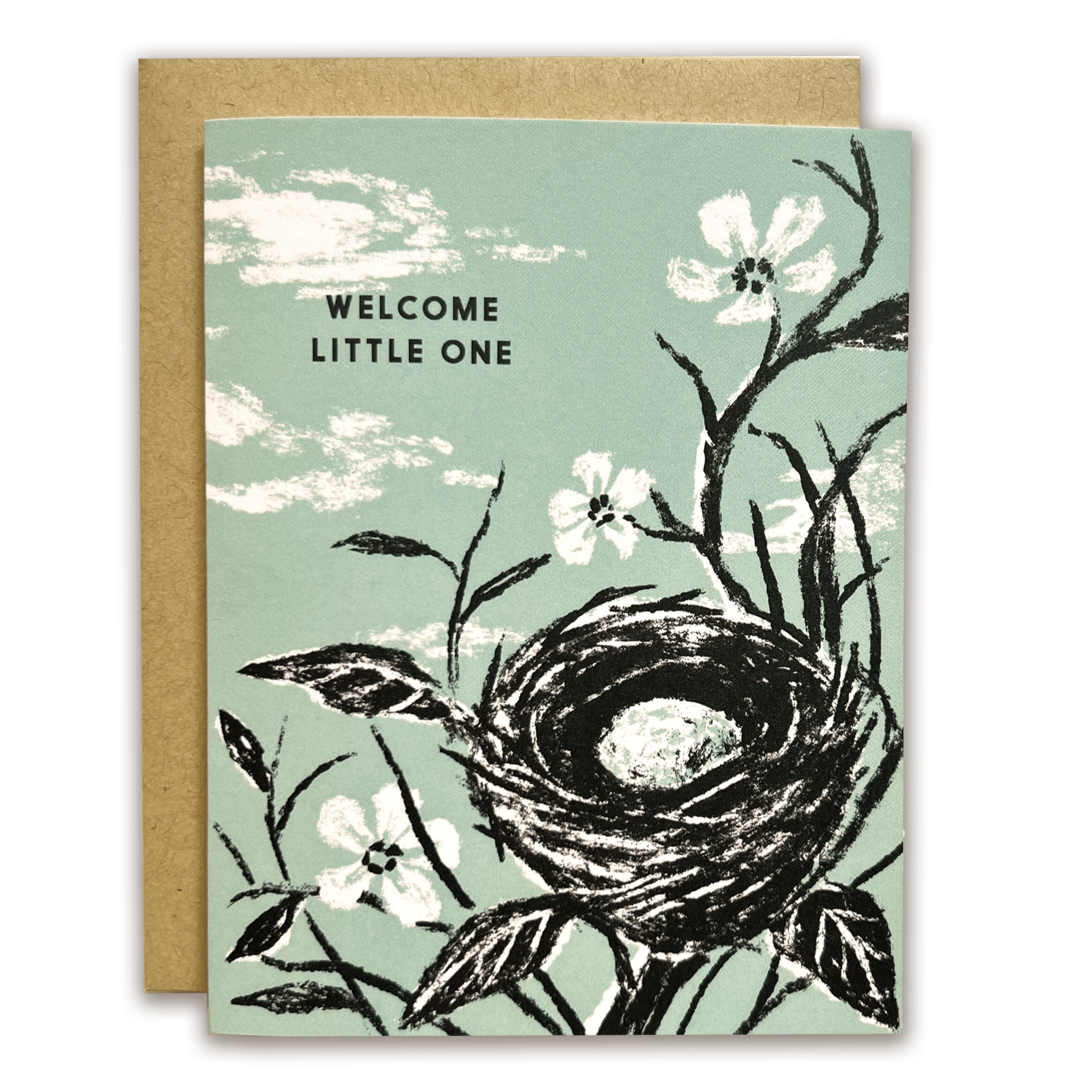 Welcome Little One Nest Card - DIGS