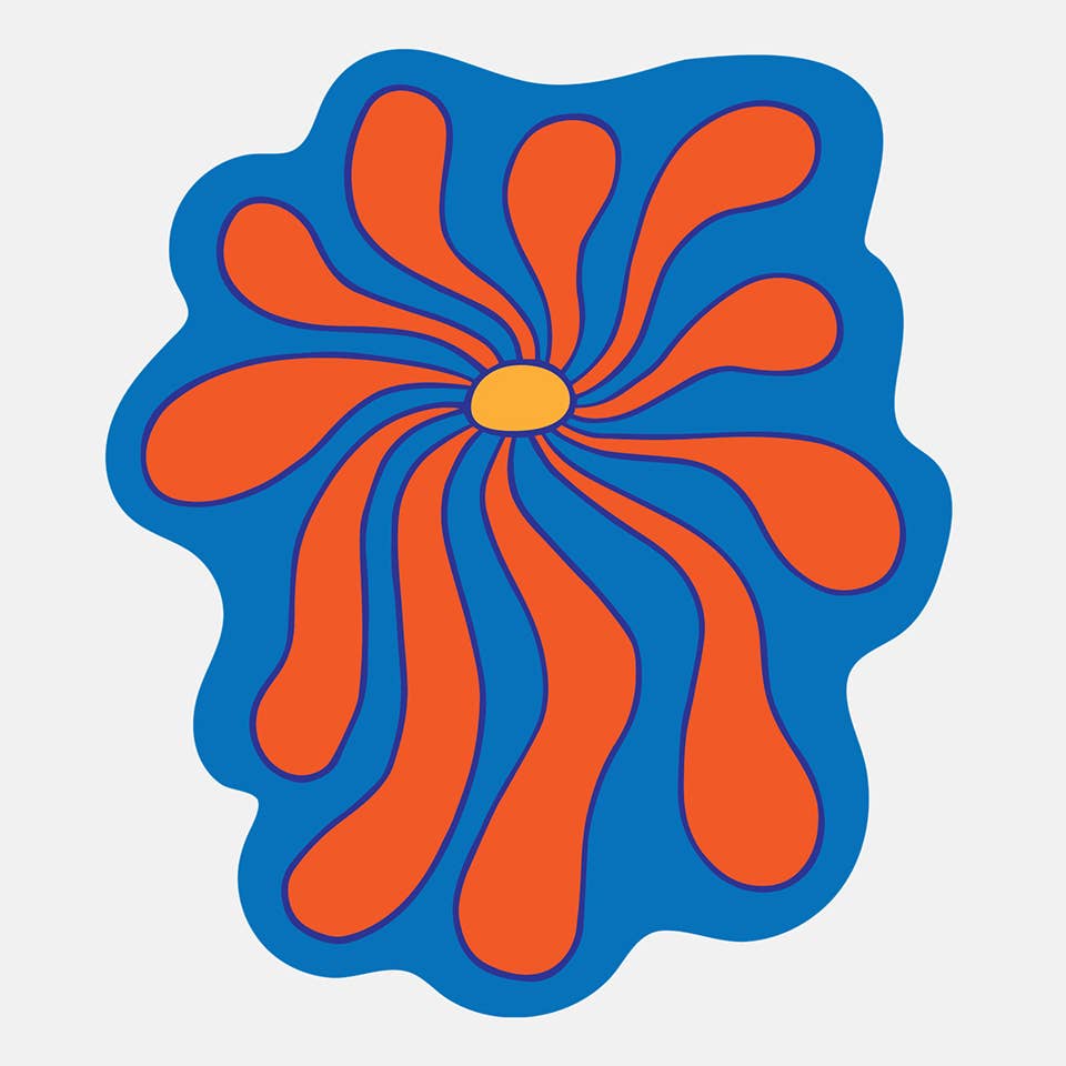 Wiggle Flower Sticker - DIGS