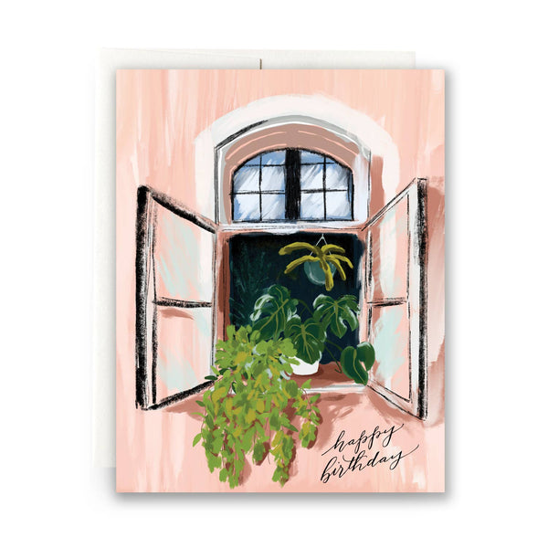 Windowbox Birthday Card - DIGS