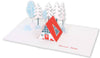 Winter Cabin Pop - up Card - DIGS