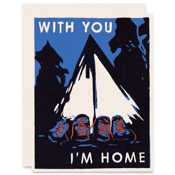 With You I'm Home Love Card - DIGS