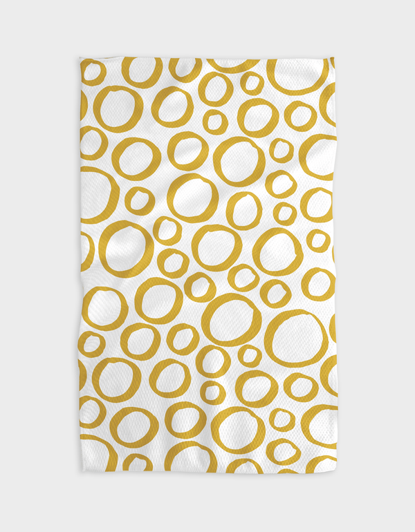 Yellow Pebble Kitchen Tea Towel - DIGS