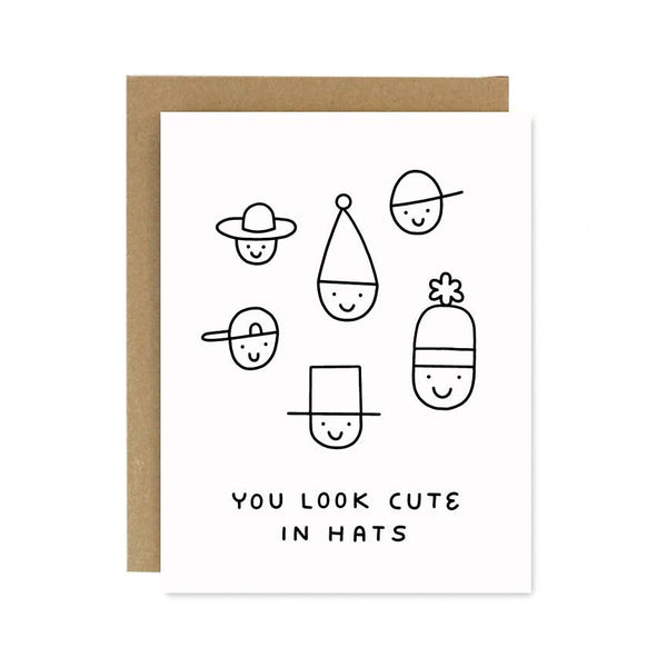You Look Cute in Hats Card - DIGS