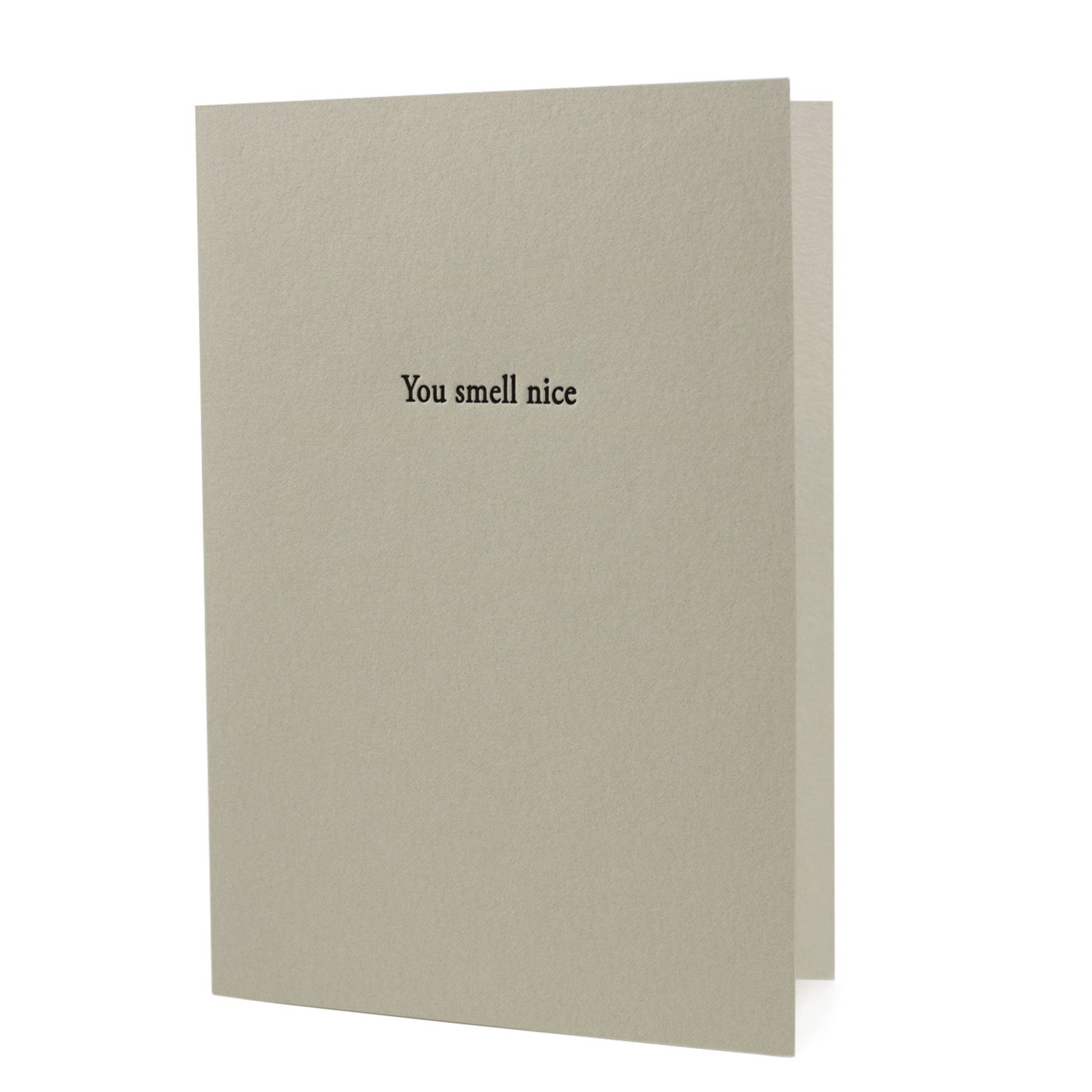 You Smell Nice Card - DIGS