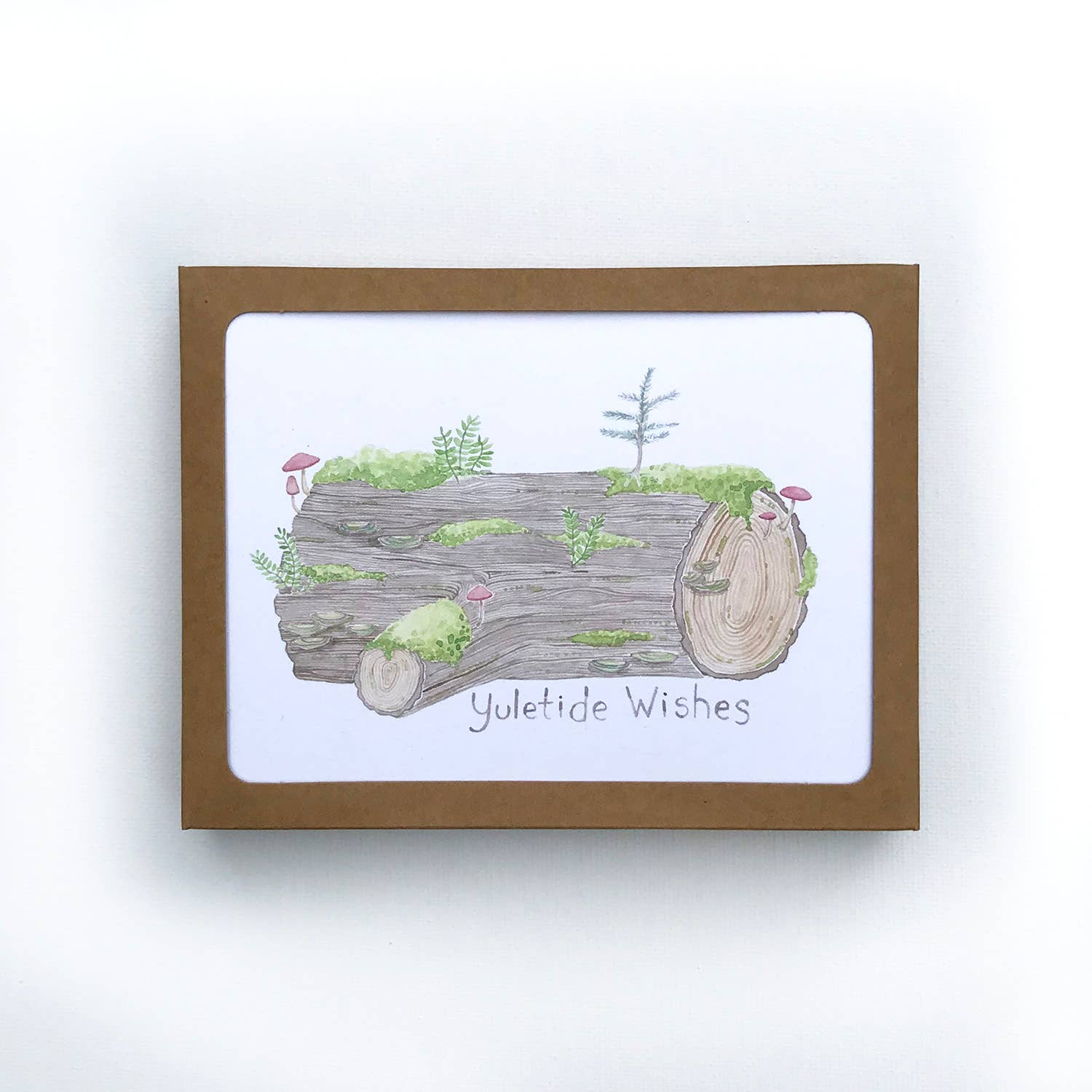 Yule Log Holiday Boxed Set Card - DIGS