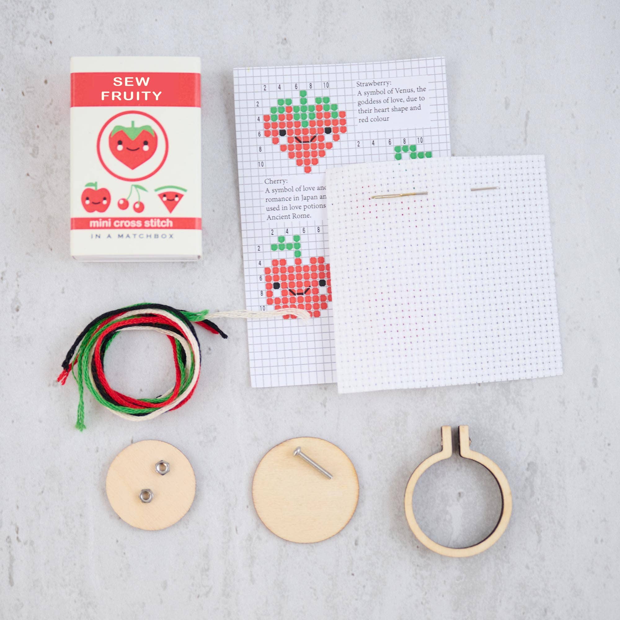 Sew Fruity Mini Cross Stitch Kit