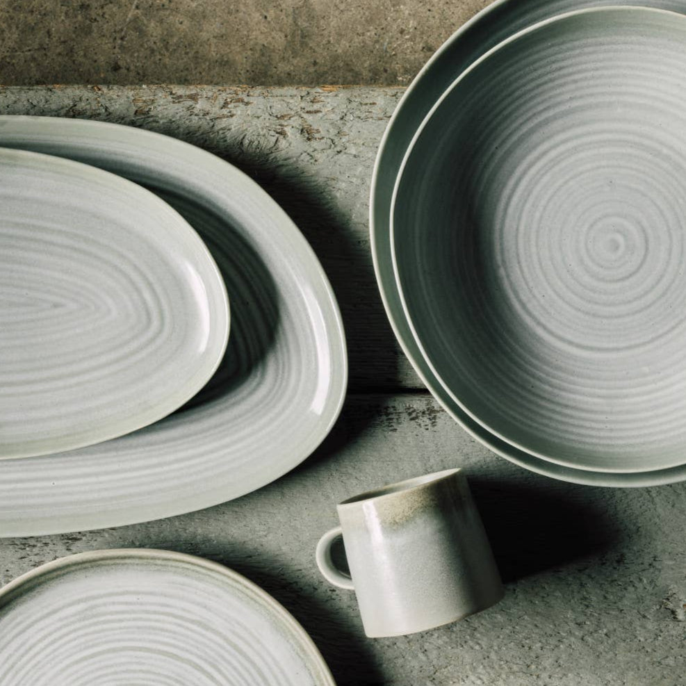 Aquarius Sage Espresso Cups Set