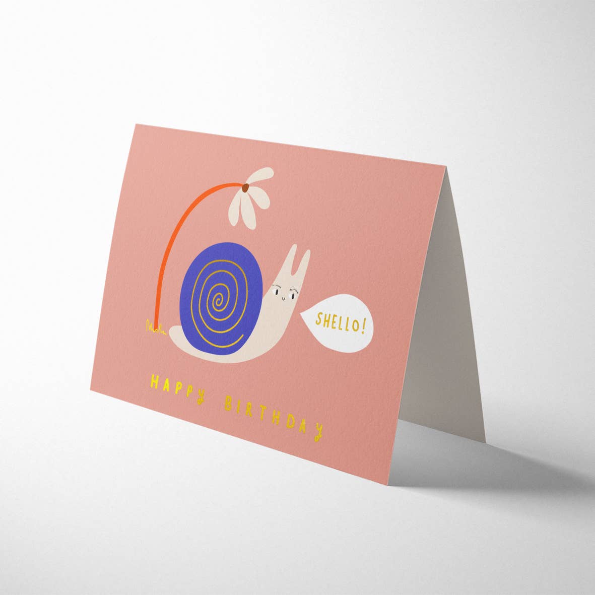 Snail Birthday Card