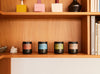Bergamot Shiso Candle on shelf display - Digs